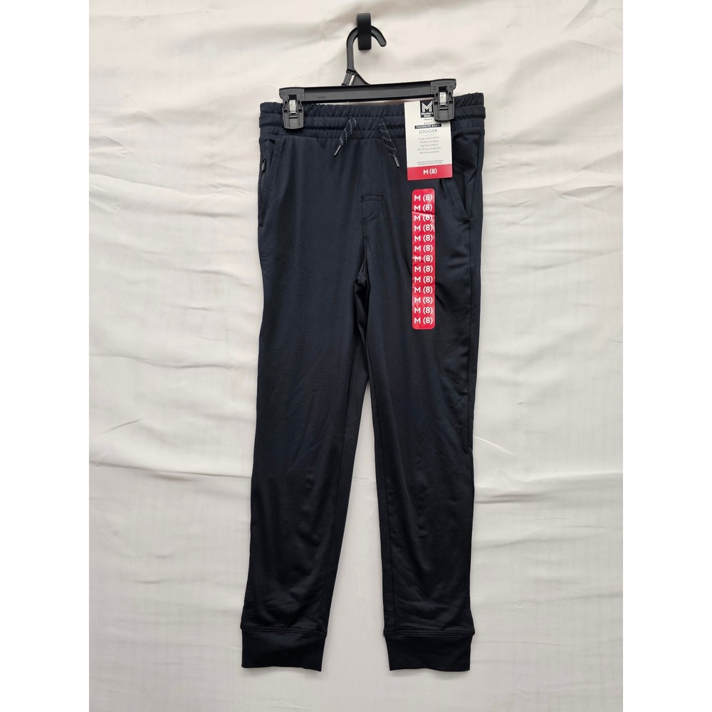 Member's Mark Boys Jogger‎ Pants Black Polyester Blend Workout Size Medium